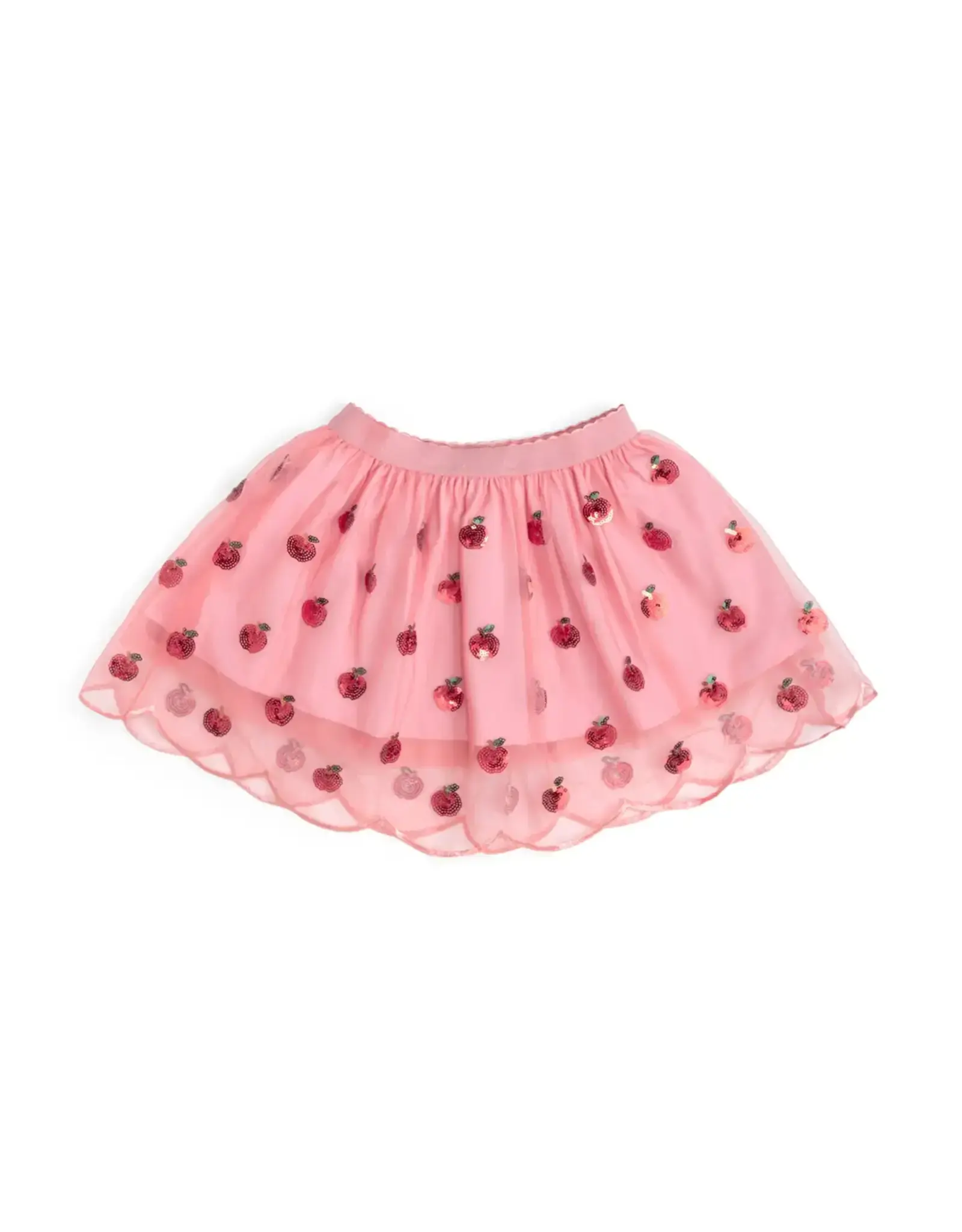 Sweet Wink Sweet Wink- Apple Sequin Scalloped Tutu Skirt