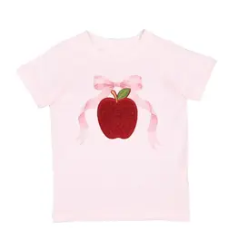 Sweet Wink Sweet Wink- Apple Rhinestone Patch S/S Shirt