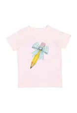 Sweet Wink Sweet Wink-  Blue Plaid Pencil Bow S/S Shirt: Ballet