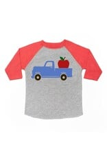 Sweet Wink Sweet Wink- Apple Truck L/S Shirt Heather/Red