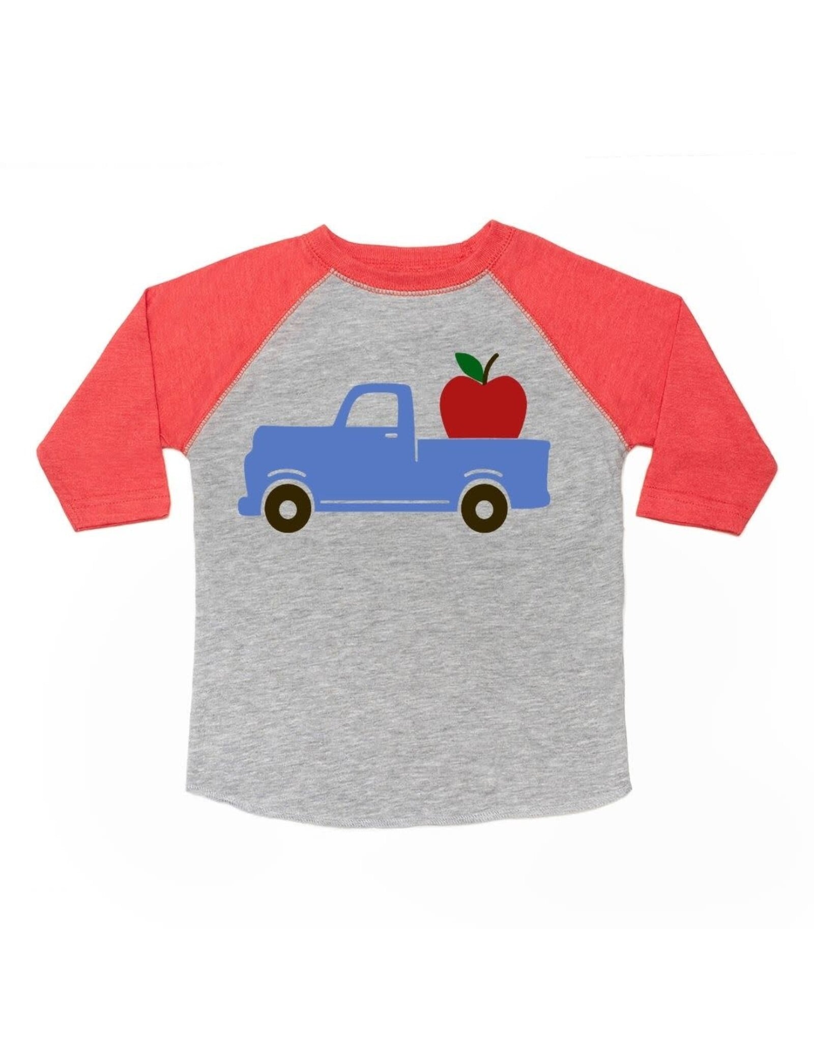 Sweet Wink Sweet Wink- Apple Truck L/S Shirt Heather/Red
