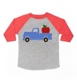 Sweet Wink Sweet Wink- Apple Truck L/S Shirt Heather/Red