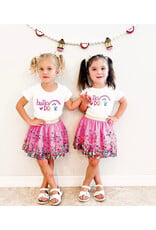 Sweet Wink Sweet Wink- Hello Pre-K S/S Shirt- White