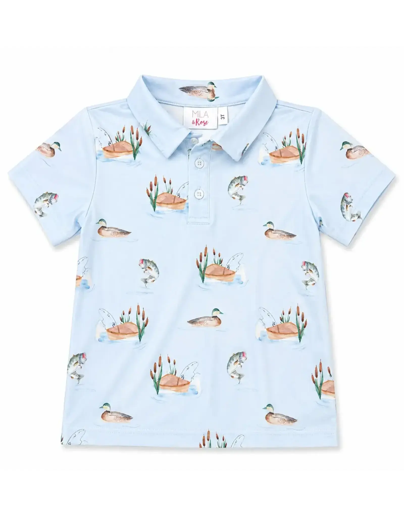 Mila & Rose Mila & Rose- Lake Day S/S Polo
