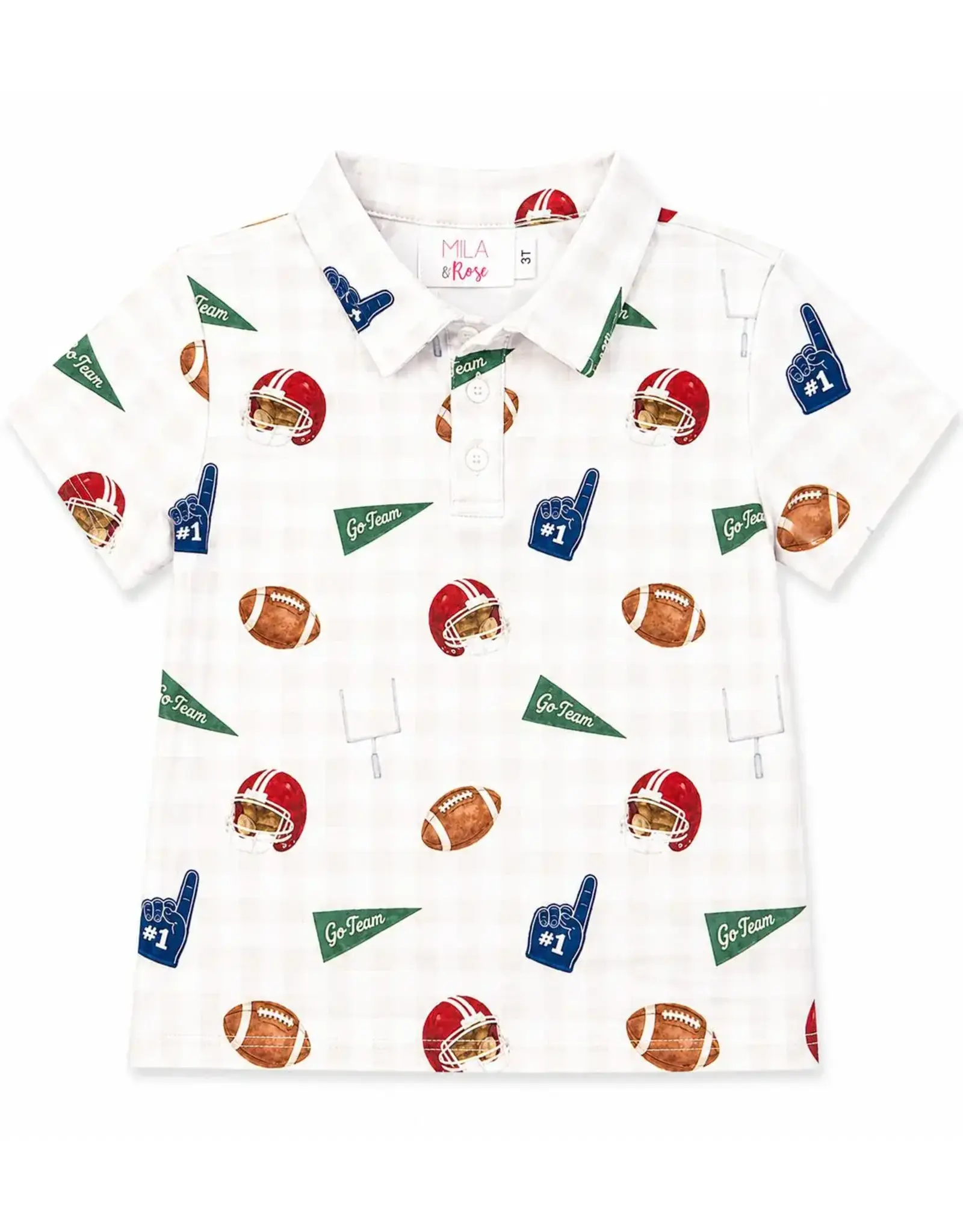 Mila & Rose Mila & Rose- Friday Night Lights S/S Polo