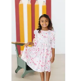 Mila & Rose Mila & Rose- School Days 3/4 Ruffle Twirl Dress