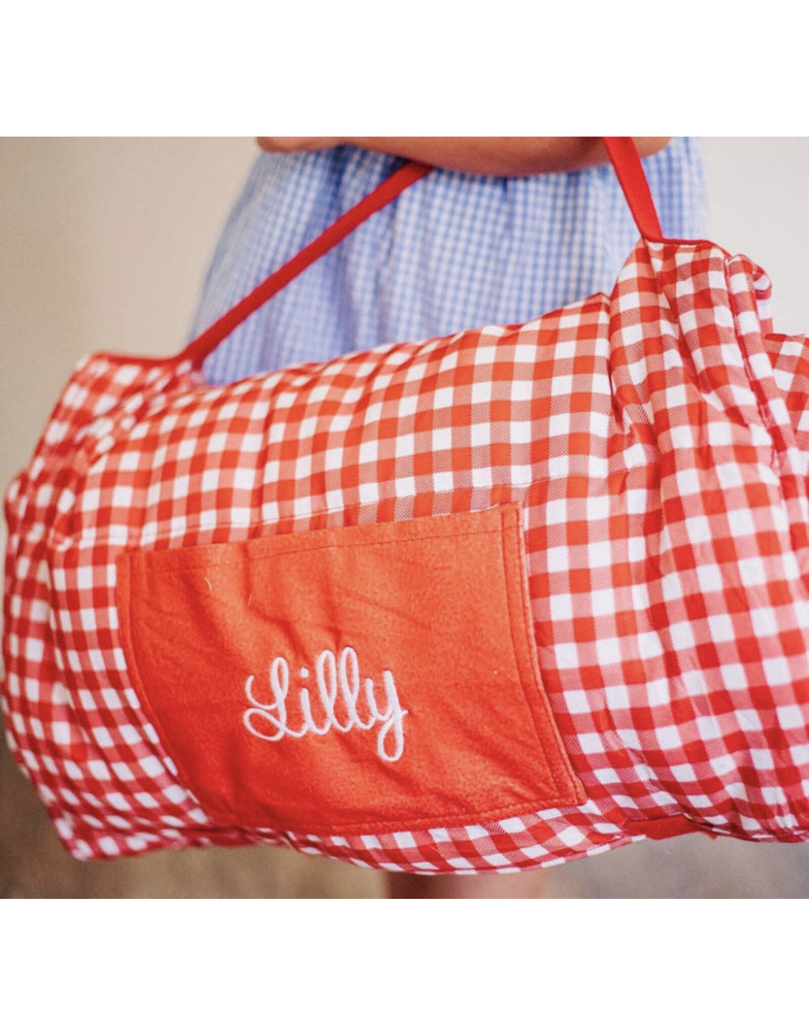 Sugar Bee Clothing Sugar Bee- Red Gingham Nap Mat