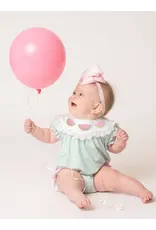 Melon Meadow Embroidered Ruffle Bubble