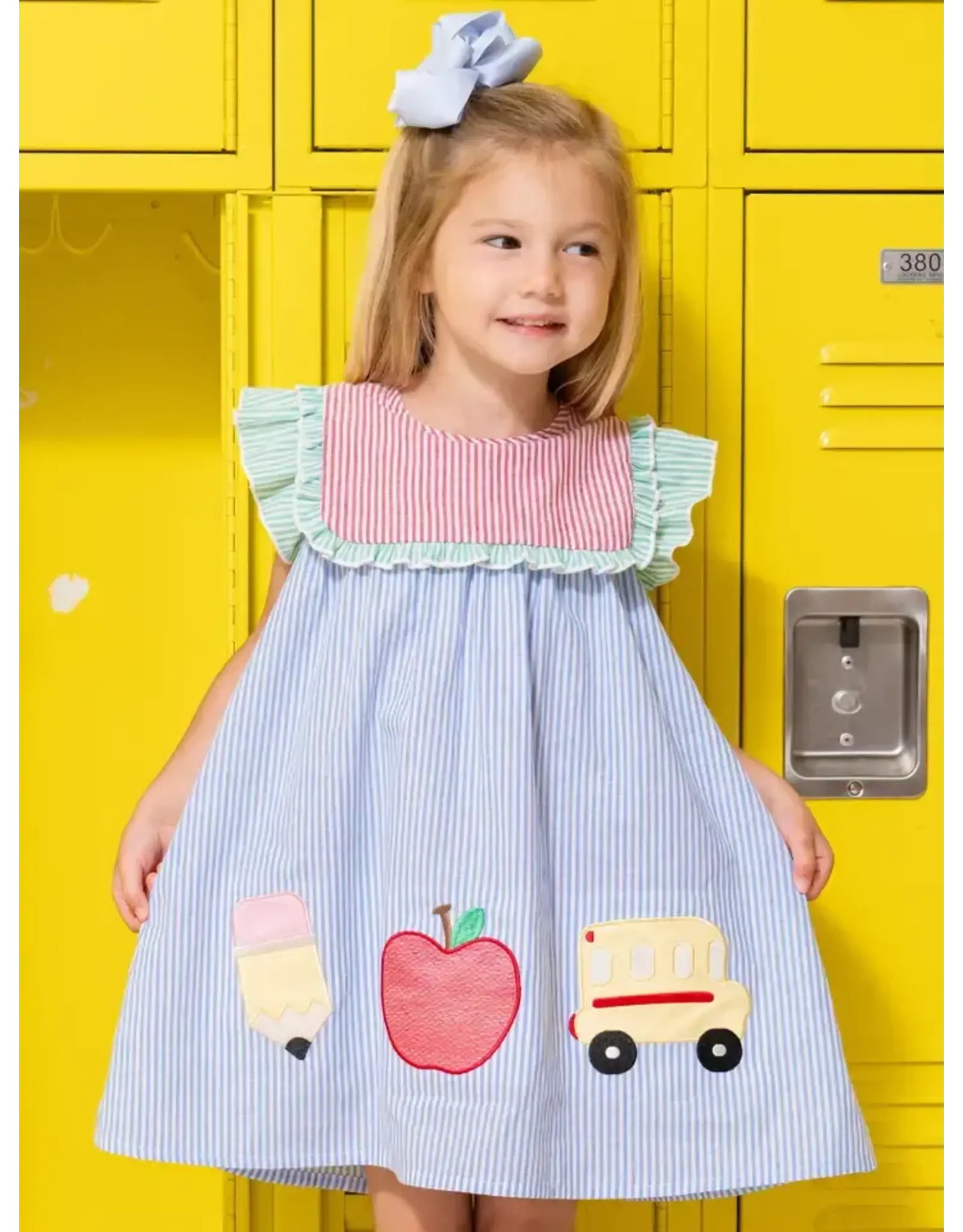 School Days Embroidered Dress
