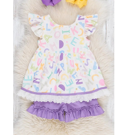 Learning Letters Purple Set