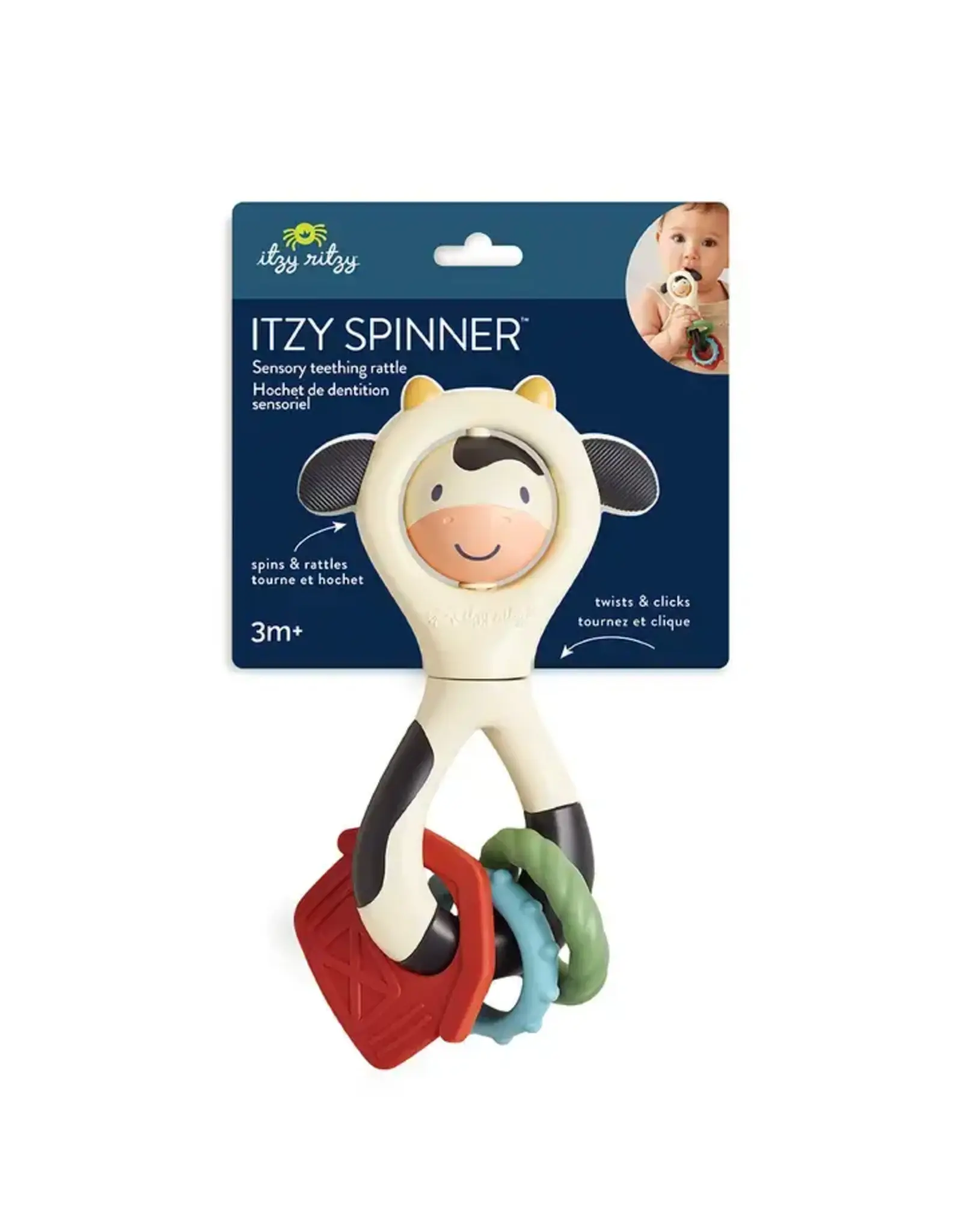 Itzy Ritzy Itzy Ritzy- Itzy Spinner: Cow