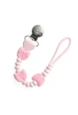 Itzy Ritzy Itzy Ritzy- Itzy Paci Strap Plus: Pink Bows