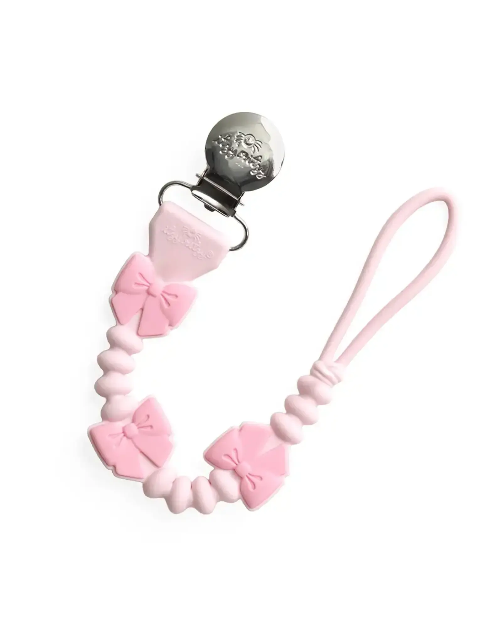 Itzy Ritzy Itzy Ritzy- Itzy Paci Strap Plus: Pink Bows
