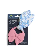 Itzy Ritzy Itzy Ritzy- Crinkle Crew Silicone Teether: Pink Bow