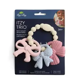 Itzy Ritzy Itzy Ritzy- Itzy Trio Silicone Multi-Textured Teether