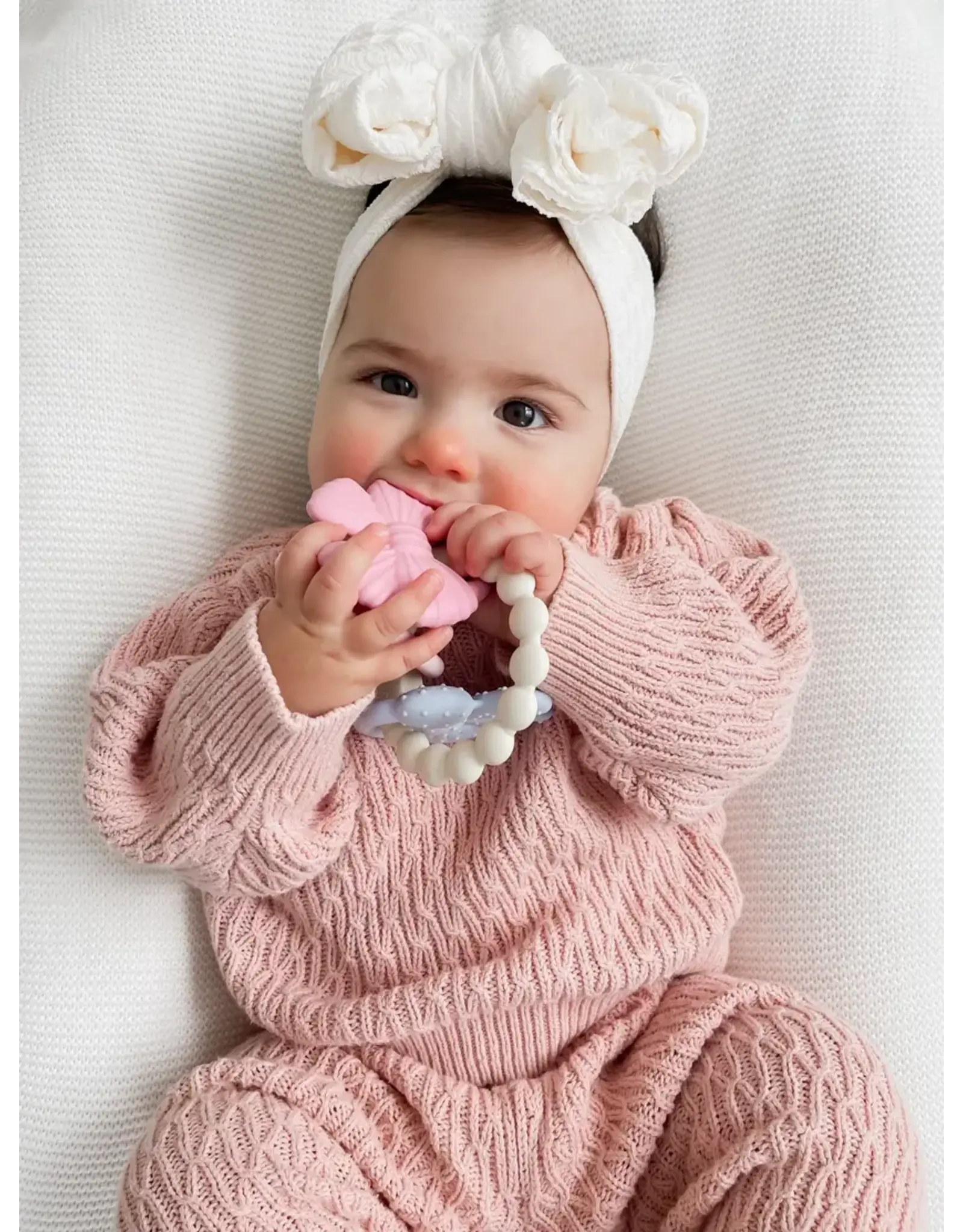 Itzy Ritzy Itzy Ritzy- Itzy Trio Silicone Multi-Textured Teether
