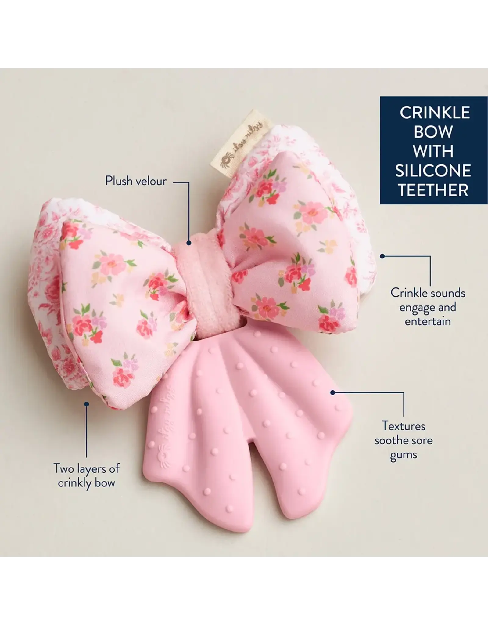 Itzy Ritzy Itzy Ritzy- Bow Teensy Crinkle