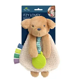 Itzy Ritzy Itzy Ritzy- Plush Lovey w/Silicone Toy: Puppy
