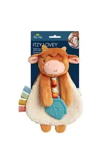 Itzy Ritzy Itzy Ritzy- Plush Lovey w/Silicone Toy: Highland Cow