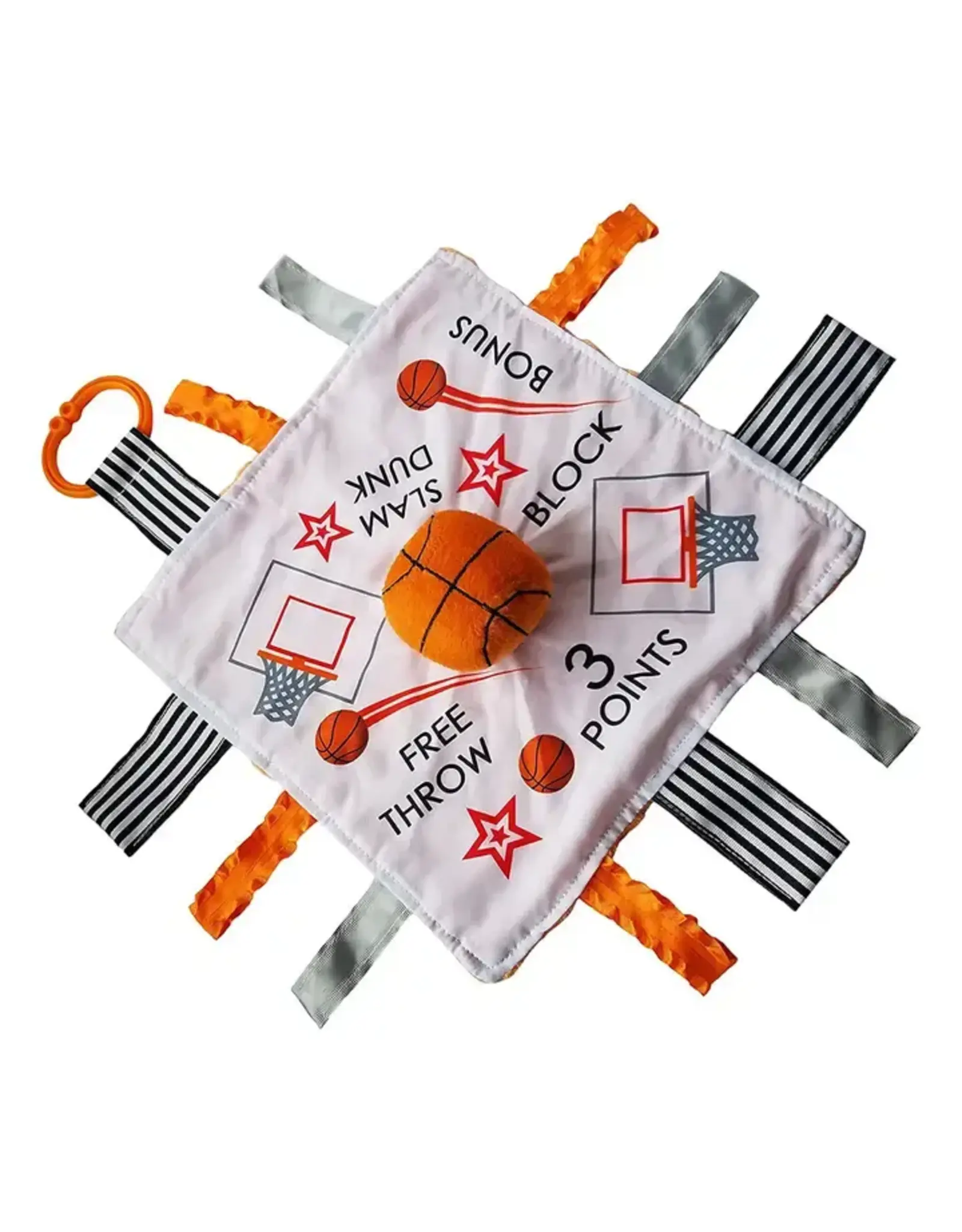 Baby Jack & Company Baby Jack & Co. - Basketball Lovey Tag Stroller Toy 10’ x 10’