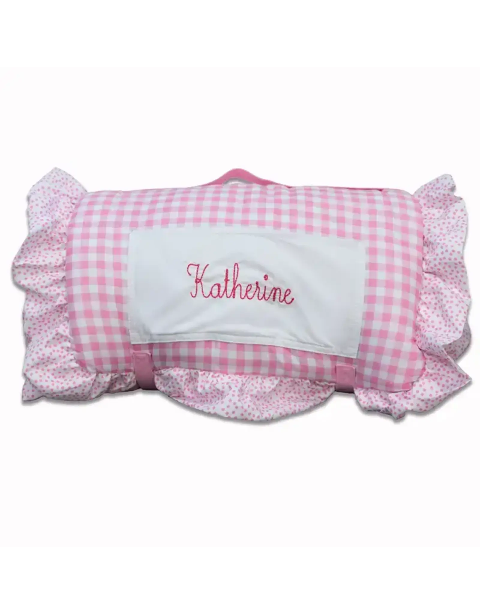 Sugar Bee Clothing Sugar Bee- Ruffle Pink Gingham Nap Mat