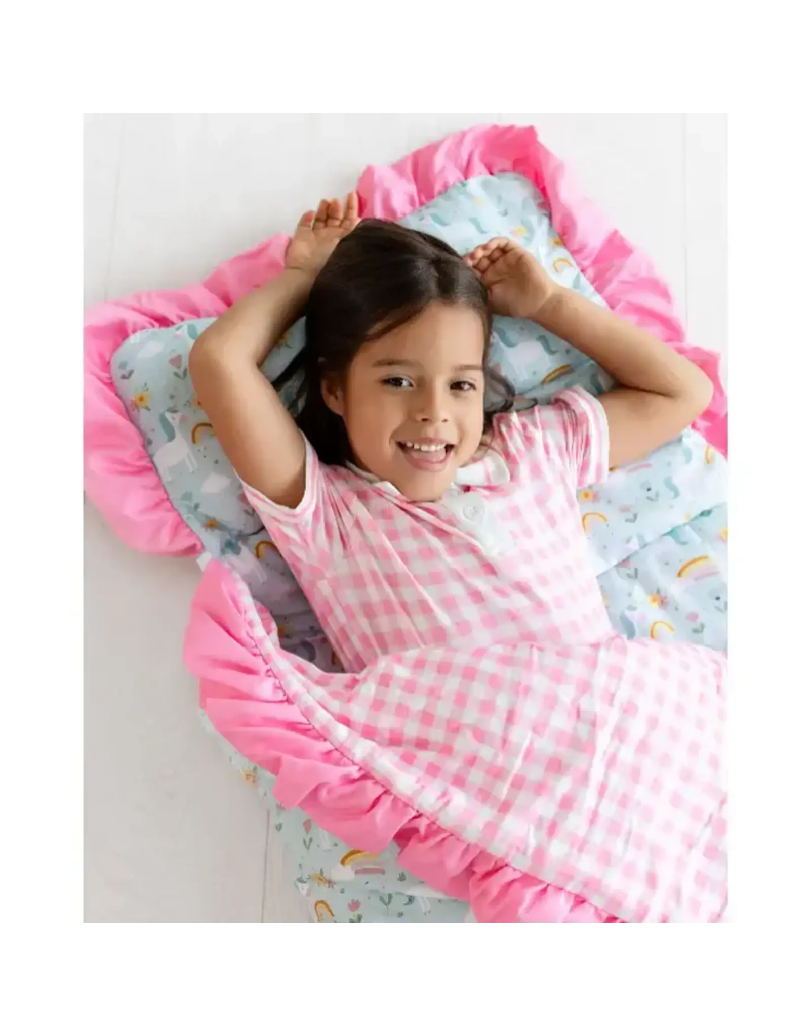 Sugar Bee Clothing Sugar Bee- Ruffle Unicorns Nap Mat