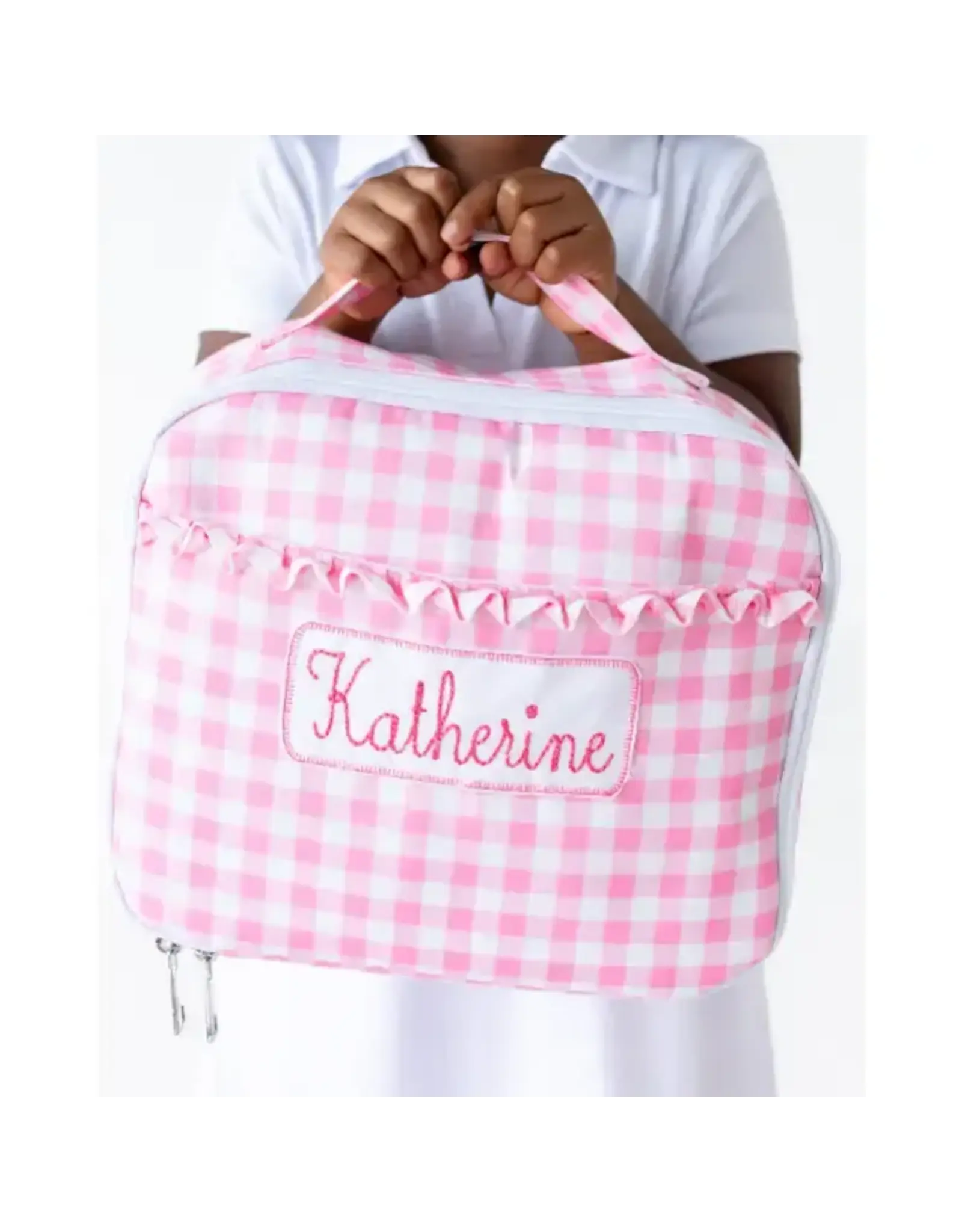 Sugar Bee Clothing Sugar Bee - Insulated Pink Gingham Lunch Bag