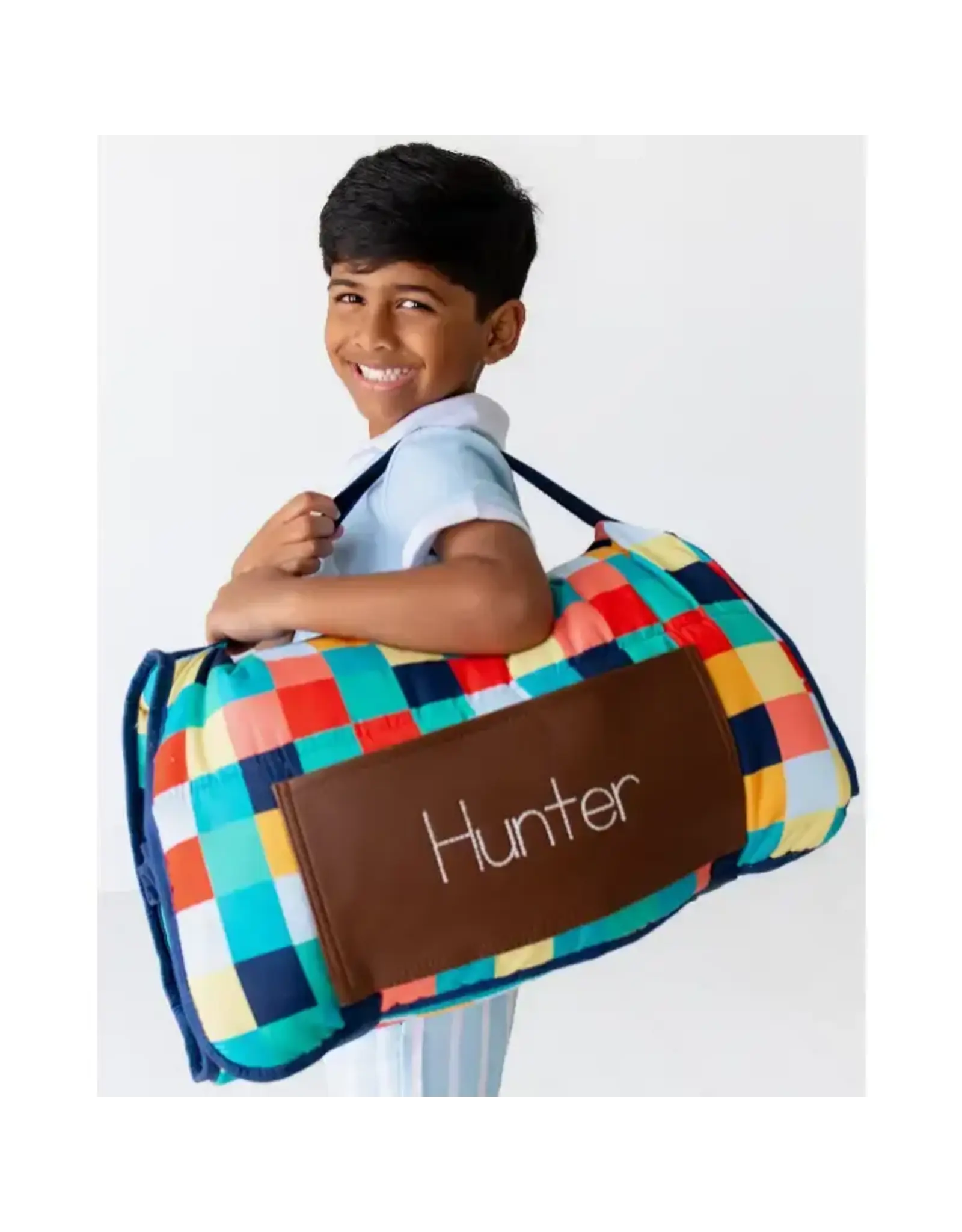 Sugar Bee Clothing Sugar Bee- Boy Checkered Nap Mat