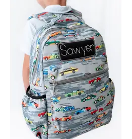 Sugar Bee Clothing Sugar Bee - Race Cars Large Backpack