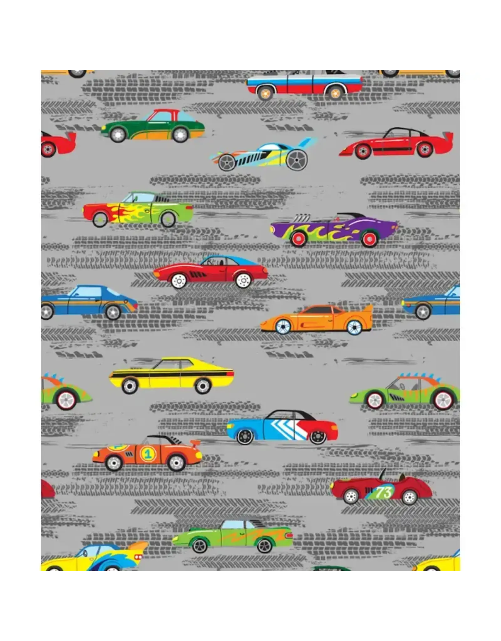 Sugar Bee Clothing Sugar Bee - Race Cars Large Backpack