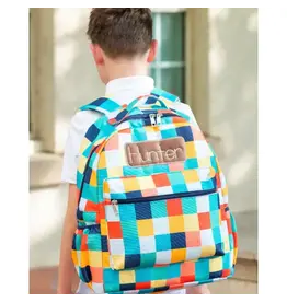 Sugar Bee Clothing Sugar Bee - Boy Checkered Large Backpack