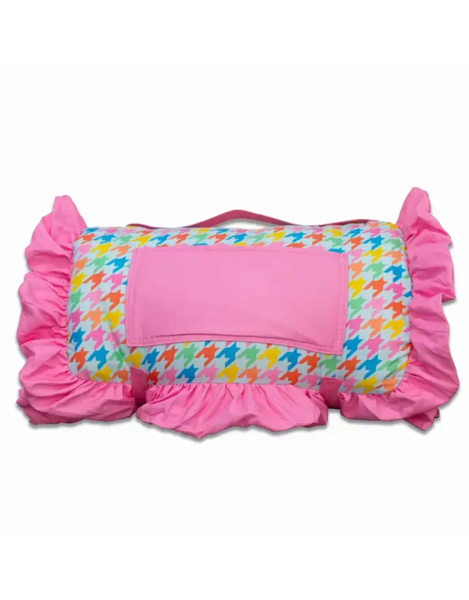 Sugar Bee Clothing Sugar Bee- Ruffle Houndstooth Nap Mat
