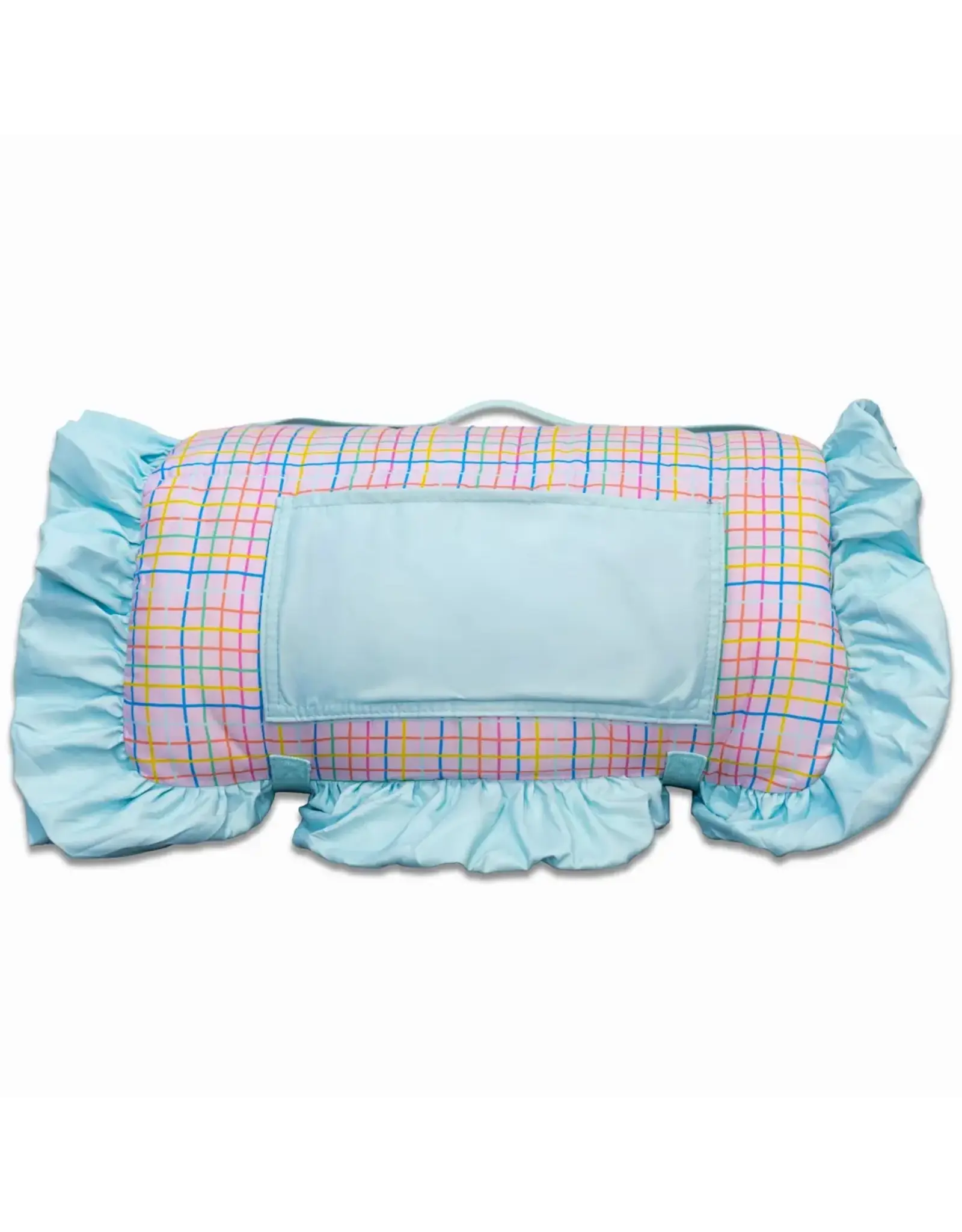 Sugar Bee Clothing Sugar Bee- Ruffle Pink Plaid Nap Mat