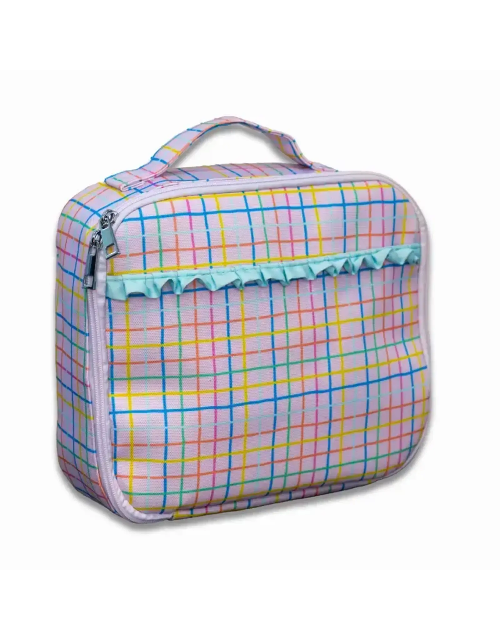 Sugar Bee Clothing Sugar Bee - Insulated Pink Plaid Lunch Bag