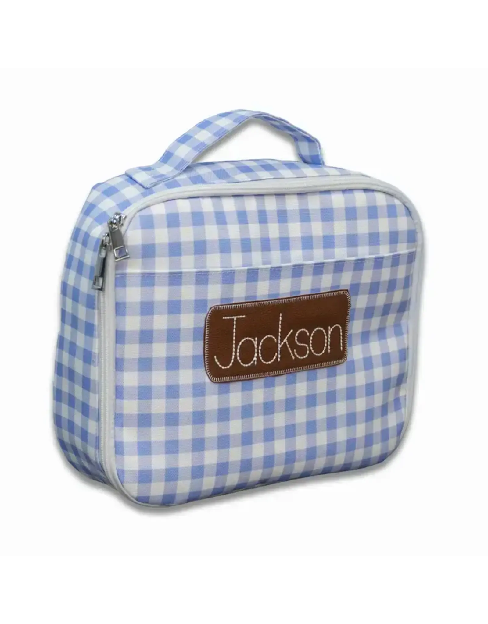 Sugar Bee Clothing Sugar Bee - Blue Gingham Insulated Lunch Bag