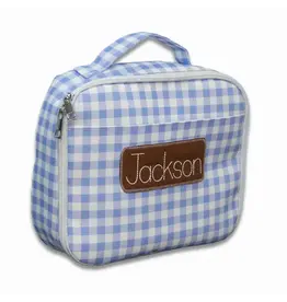 Sugar Bee Clothing Sugar Bee - Blue Gingham Insulated Lunch Bag