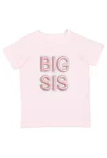 Sweet Wink Sweet Wink- Big Sis Embroidered Patch S/S TShirt