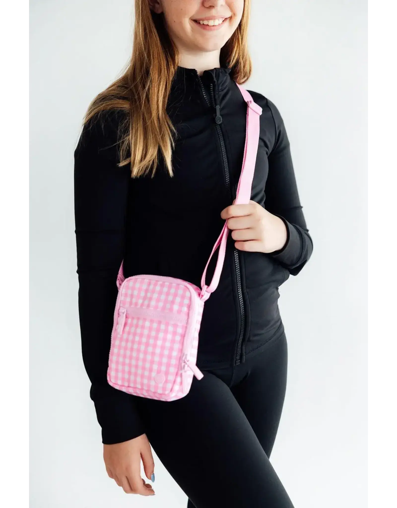 Mila & Rose Mila & Rose- Go-Getter Gingham Crossbody Bag