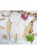 Wonderfully Made Wonderfully Made- Jesus Loves Me Girl Romper