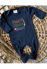 Wonderfully Made Wonderfully Made- Daddy's Fishing Buddy Romper: NB