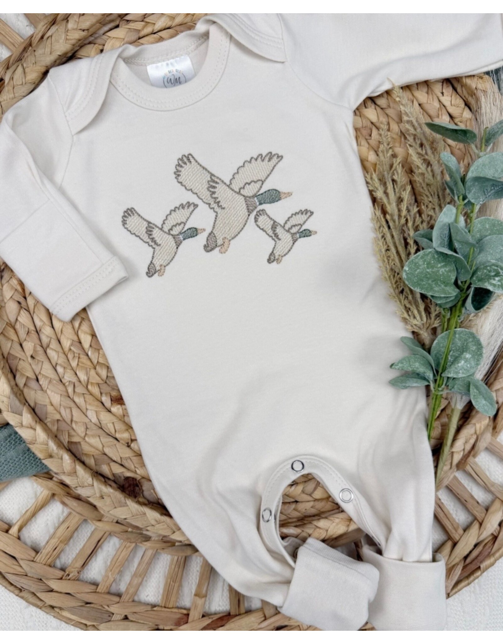 Wonderfully Made Wonderfully Made- Mallard Duck Romper: NB