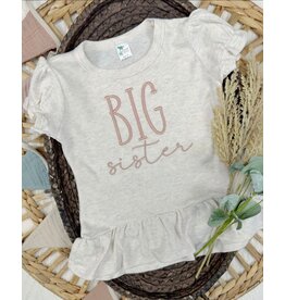 Wonderfully Made Wonderfully Made- Big Sister Ruffle Top