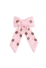 Sweet Wink Sweet Wink- Football Pearl Bow Clip