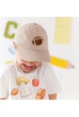 Sweet Wink Sweet Wink- Football Patch Khaki Baseball Hat