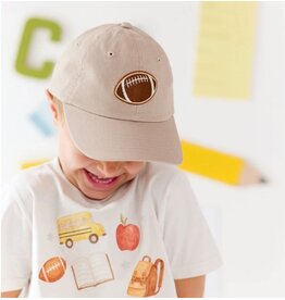 Sweet Wink Sweet Wink- Football Patch Khaki Baseball Hat
