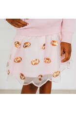 Sweet Wink Sweet Wink- Mini Sequin Footballs Tutu Skirt