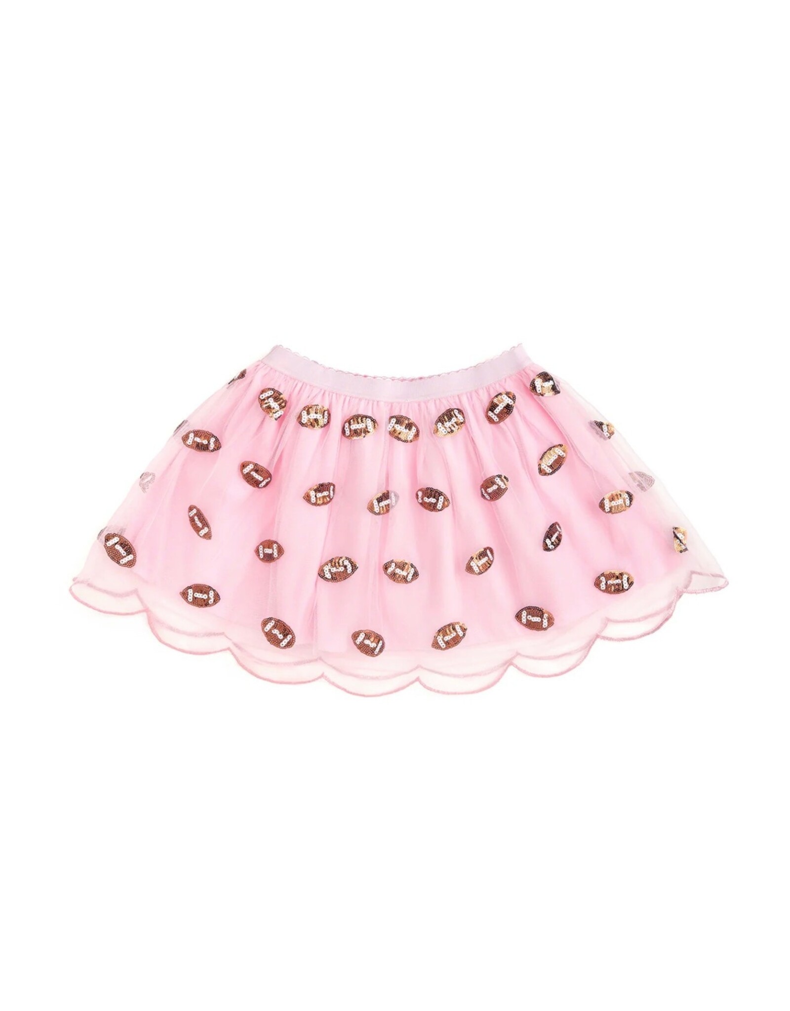 Sweet Wink Sweet Wink- Mini Sequin Footballs Tutu Skirt