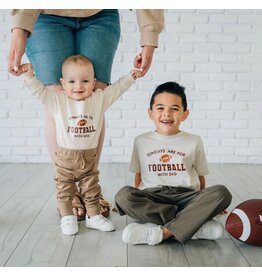 Sweet Wink Sweet Wink- Sundays are for Football S/S Natural TShirt