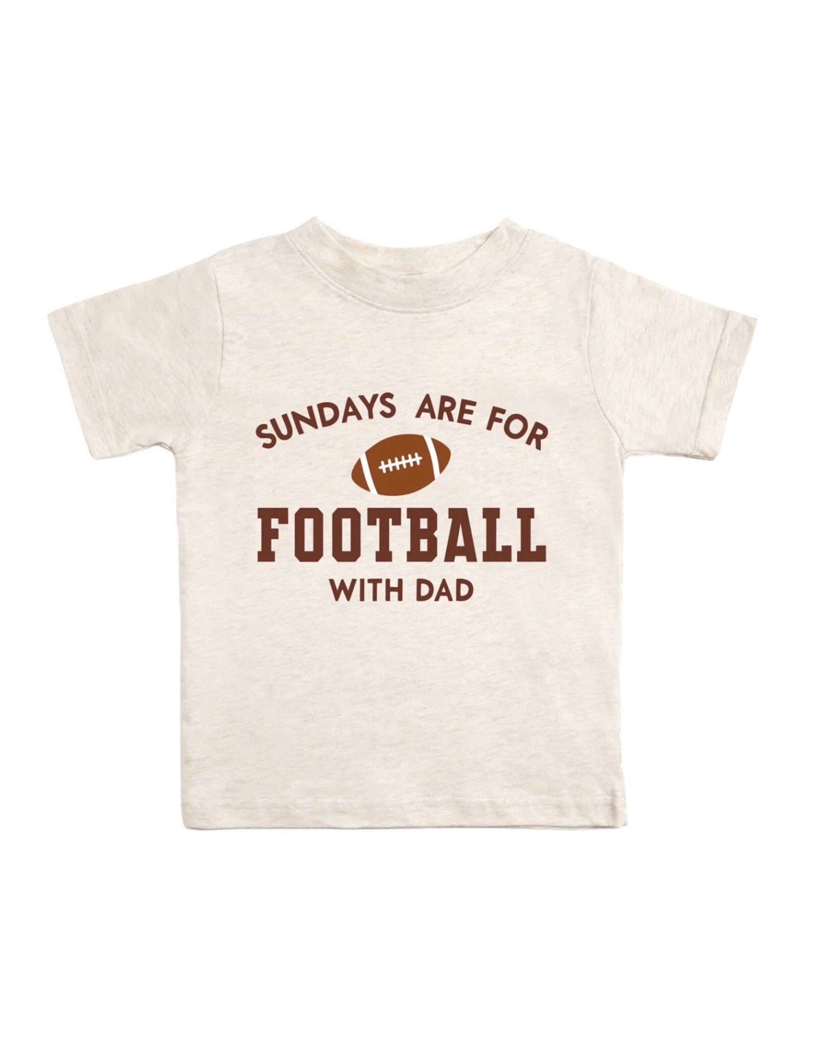 Sweet Wink Sweet Wink- Sundays are for Football S/S Natural TShirt