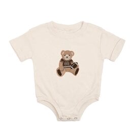 Sweet Wink Sweet Wink- Teddy Bear Patch S/S Romper